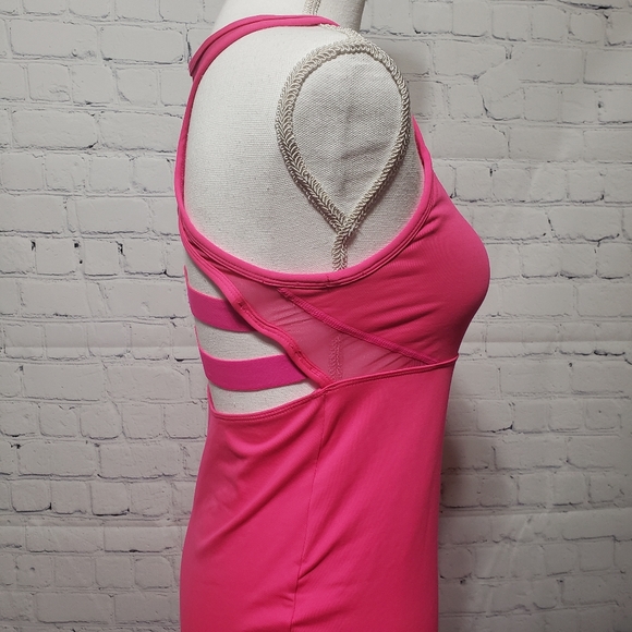 Fabletics Sz S Tropez Dress in Magenta - Picture 11 of 15